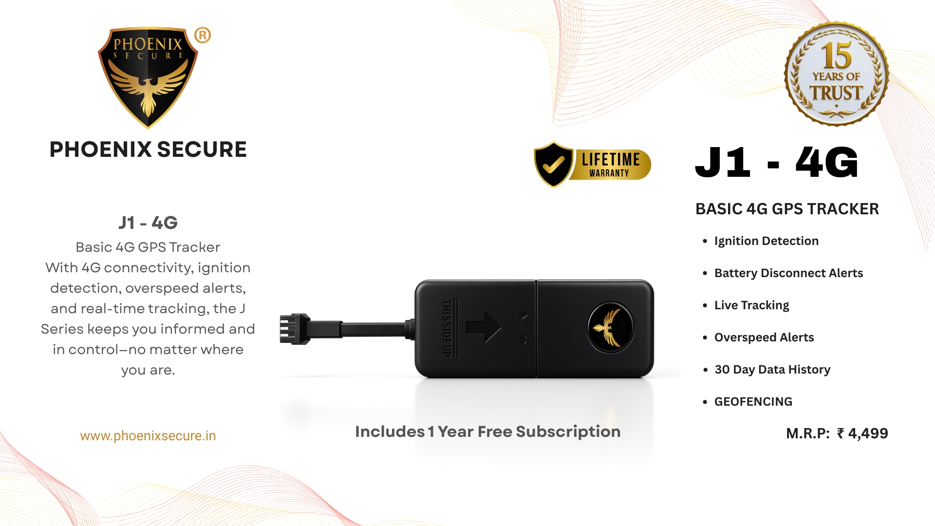 J1-4G truck GPS tracker for 4G fleet tracking